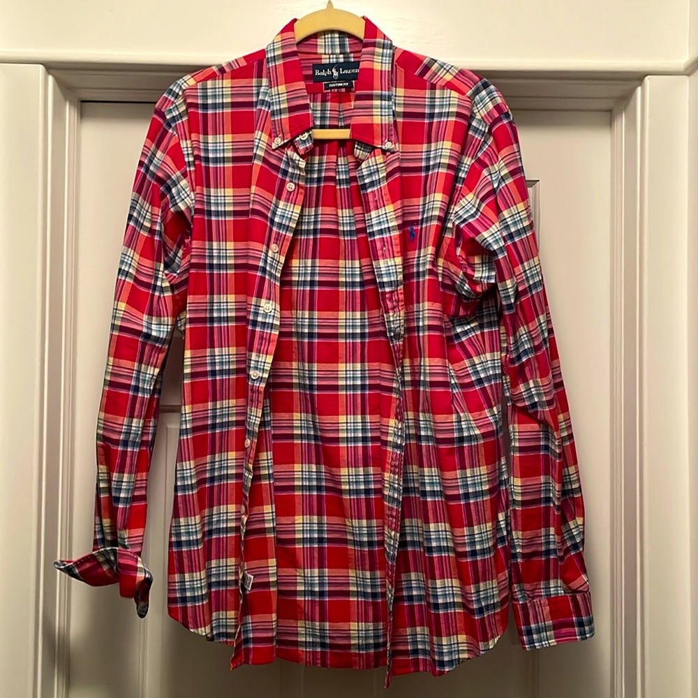 Ralph Lauren Plaid Button Down (L)